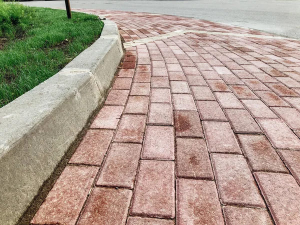 Paving Stones Various Colors Closeup Shot Daytime — Stock Photo, Image