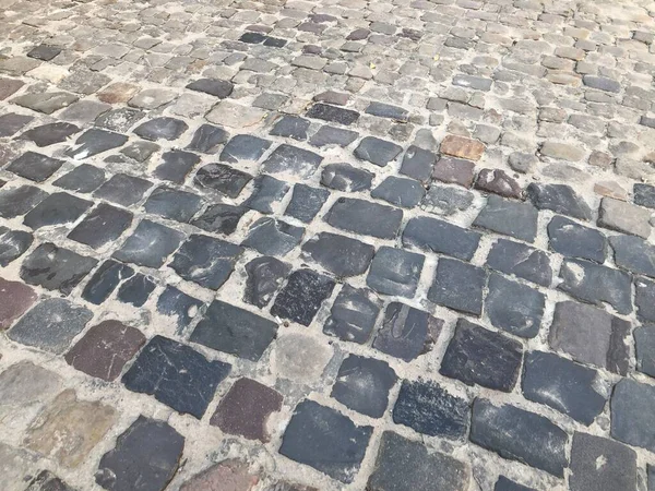 Тротуарні Камені Різних Кольорів Крупним Планом Знімок Вдень — стокове фото