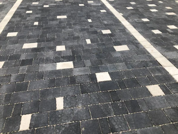 Paving Stones Various Colors Closeup Shot Daytime — Stock Photo, Image