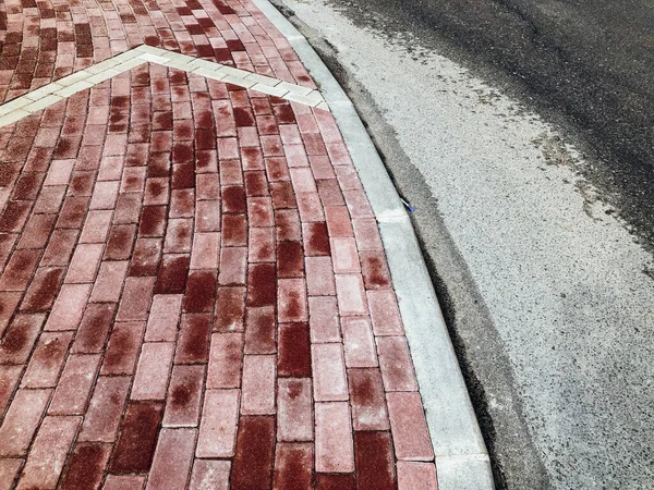 Paving Stones Various Colors Closeup Shot Daytime Stock Image