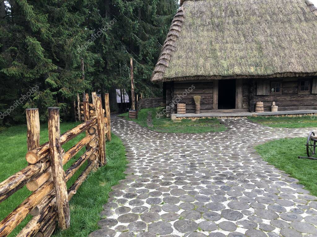 Vecchio Recinto Di Legno Della Fattoria