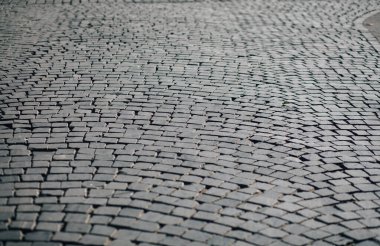 Gündüzleri şık bahçede çeşitli renklerde birbirine yakın köşeler.