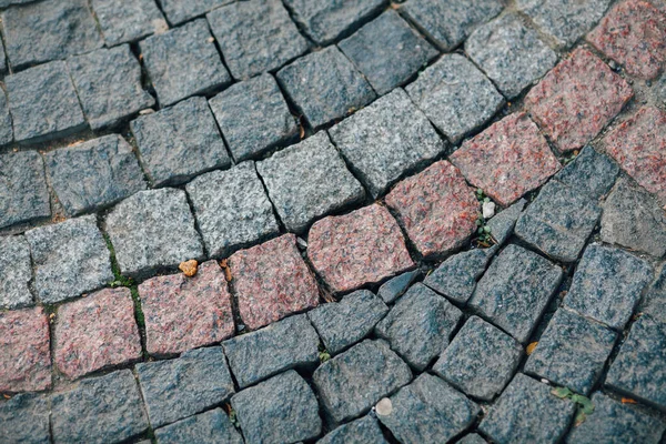 Vnořené Dlaždice Různých Barev Elegantní Zahradě Dne — Stock fotografie