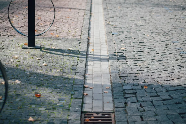 Φωλιασμένο Pavers Διαφόρων Χρωμάτων Κομψό Κήπο Κατά Διάρκεια Της Ημέρας — Φωτογραφία Αρχείου