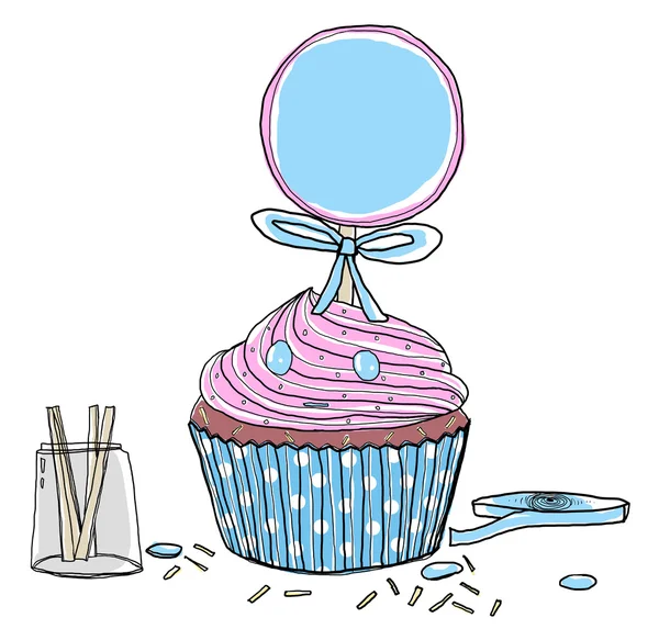 Cup cake cute — Stock Photo, Image