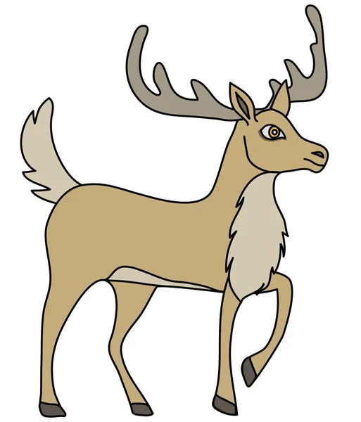 Cervo marrone Cervo pittura maschile — Foto Stock