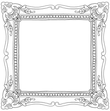 çerçeve kenarlığı klasik Hat sanatı