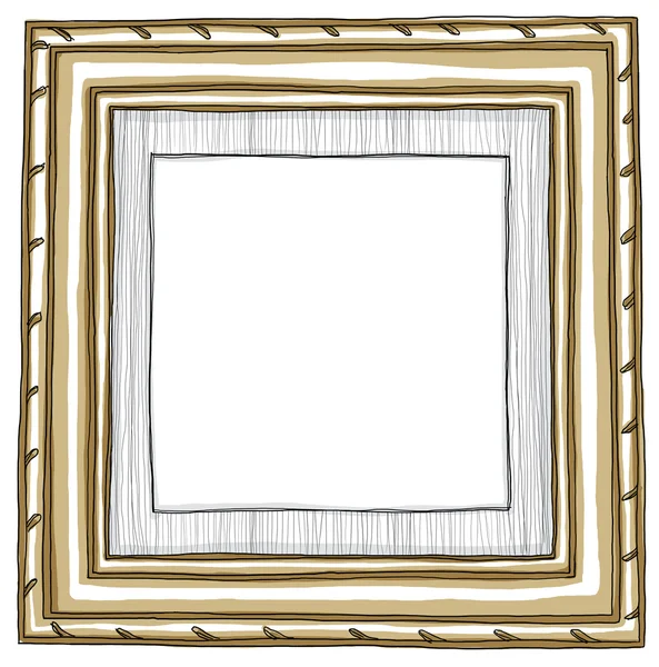 Wood Framed painting — Stock Photo, Image