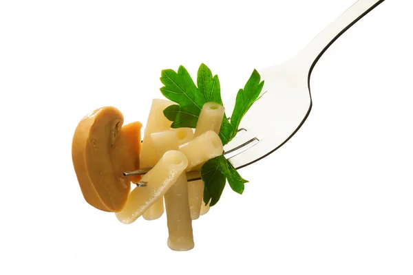 makarna üzerine çatal