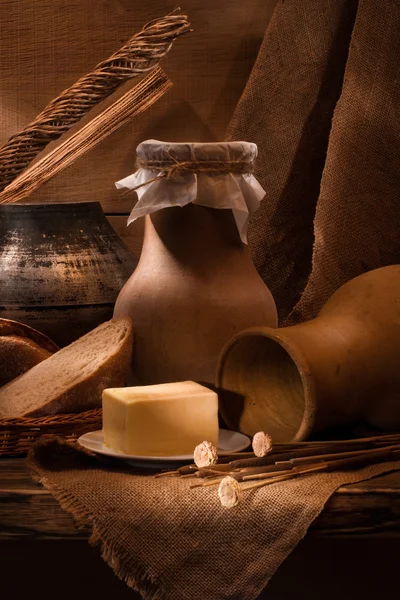 Vintage Rus rustik natürmort