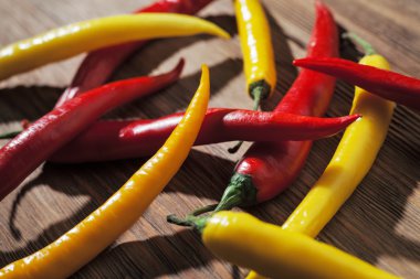 Kırmızı ve sarı biber