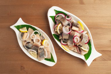 balık meze ringa balığı filetosu