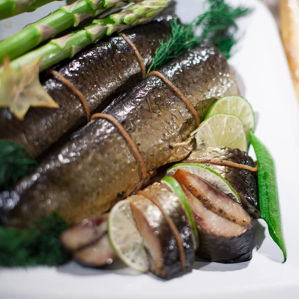 Herring pieces — Stock Photo, Image