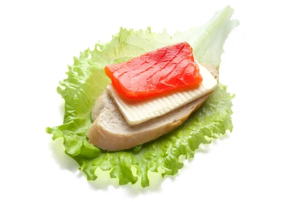 Pane E Burro Pesce Sandwich — Foto Stock