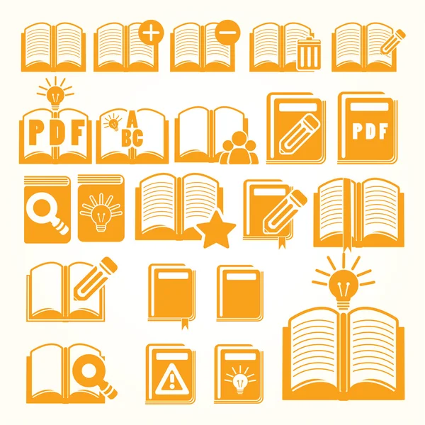 Book set — Stock Vector