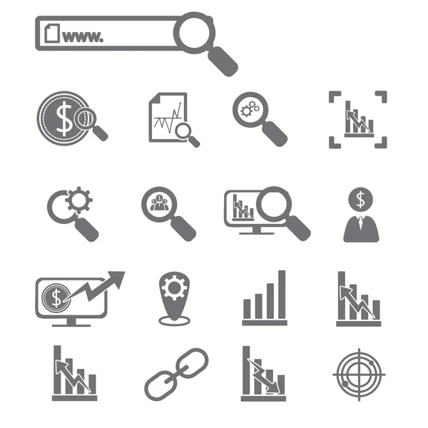 Iconos de negocios — Vector de stock