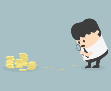 doların Büyüteç aracılığıyla arıyor işadamı