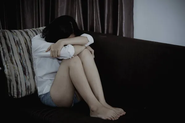 Wanita Asia Yang Sedih Karena Cinta Konsep Wanita Patah Hati — Stok Foto