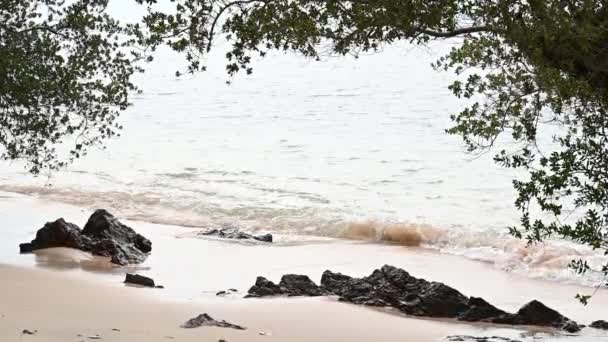 Hermosa Vista Costa Del Mar — Vídeos de Stock
