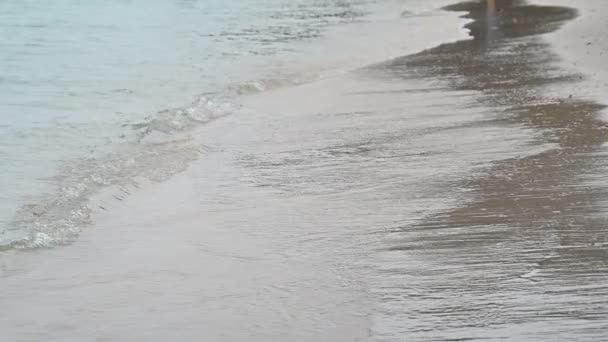 Slow Motion Morze Tajlandii Widok Morze Krajobraz Plaży Letni Dzień — Wideo stockowe