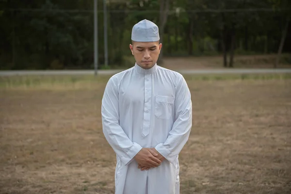 Portret Van Handsom Moslim Man — Stockfoto