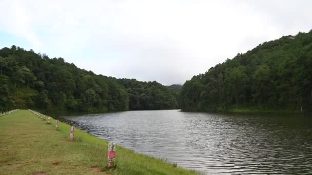 Pang Ung Barajı Mae Hong Son Eyaleti Tayland Inanılmaz Yerleri — Stok video