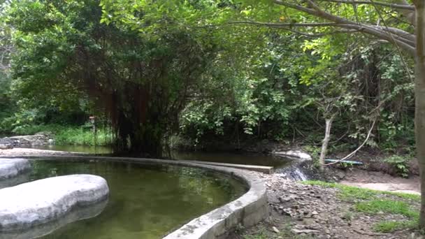 Hot Springs Dystrykt Pai Prowincja Mae Hong Son Tajlandia — Wideo stockowe
