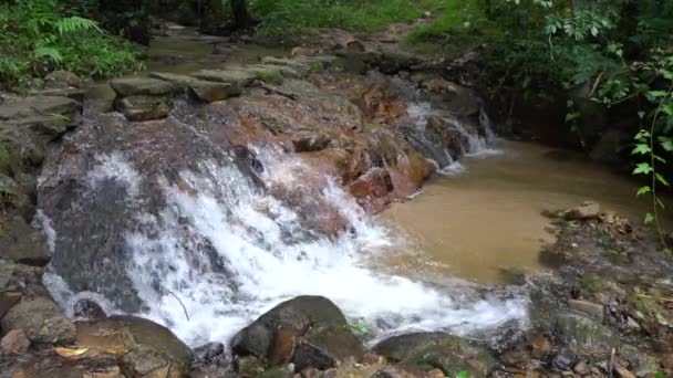 Cachoeira Mae Kampong Village Província Chiang Mai Tailândia — Vídeo de Stock