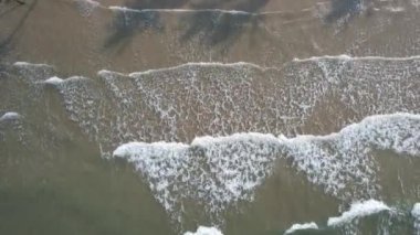 View of sea chanthaburi of Thailand high angle from drone