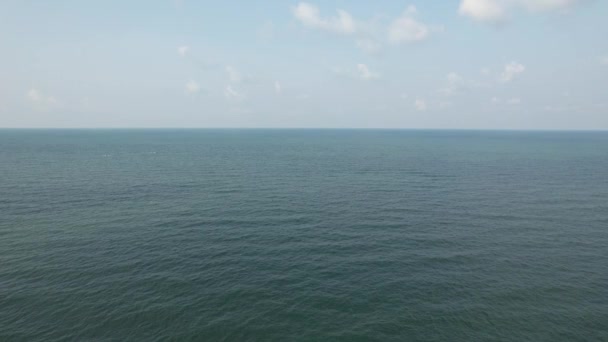 Вид Море Шантабурі Таїланду Високий Кут Безпілотного Літального Апарату — стокове відео