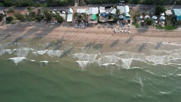 View Sea Chanthaburi Thailand High Angle Drone — Vídeo de Stock