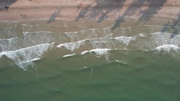 View Sea Chanthaburi Thailand High Angle Drone — Video