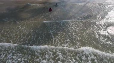 View of sea chanthaburi of Thailand high angle from drone