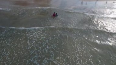 View of sea chanthaburi of Thailand high angle from drone