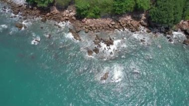 Noen Nang Phaya Viewpoint landmark chanthaburi of Thailand, High angle view from drone
