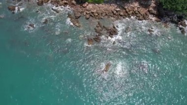 Noen Nang Phaya Viewpoint landmark chanthaburi of Thailand, High angle view from drone