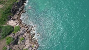 Noen Nang Phaya Viewpoint landmark chanthaburi of Thailand, High angle view from drone