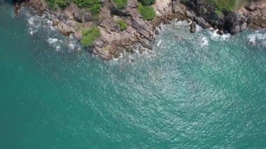 Noen Nang Phaya Viewpoint landmark chanthaburi of Thailand, High angle view from drone