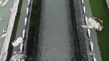 Su ile endüstriyel beton kanal