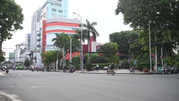 Dalat Vietnam July 2022 Вид Далат Місто Єтнам Стиль Їзди — стокове відео
