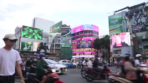 Dalat Vietnam July 2022 View Dalat City Vietnam Lifestyle Ride — Stock Video