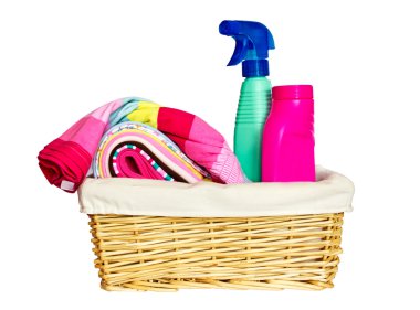 Çamaşırhane basket.isolated.