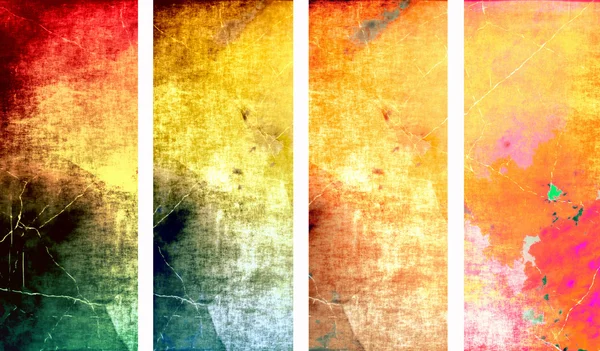 Banner de grunge multicolorido — Fotografia de Stock