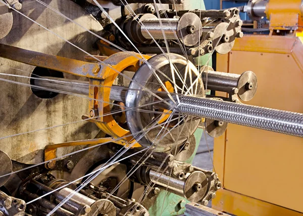 Máquina trenzadora de primer plano . —  Fotos de Stock