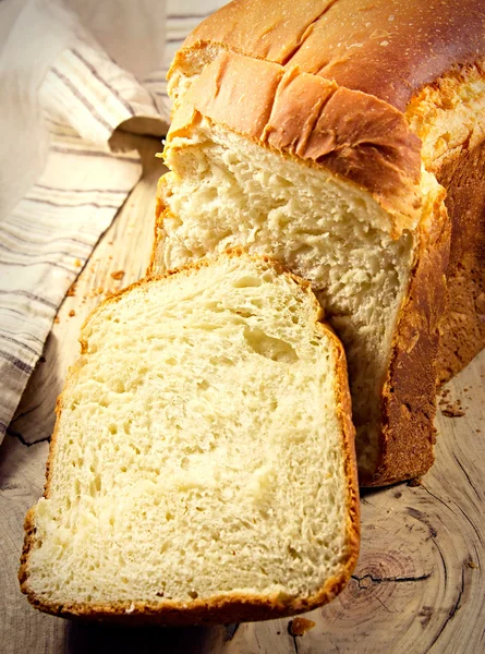 Brot in Scheiben. — Stockfoto