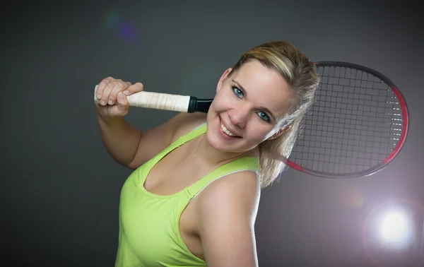 Female tennis player — Stock Photo, Image