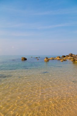 Deniz suyu phu quoc, vietnam üzerinde