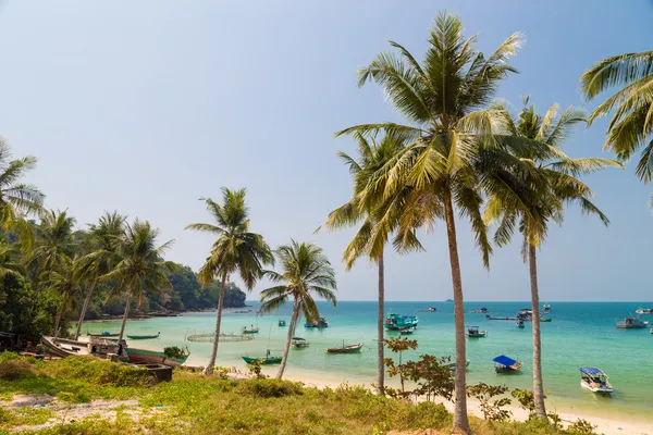 Türkisfarbenes Meer auf phu quoc, Vietnam — Stockfoto