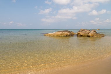 berrak kum plajındaki su