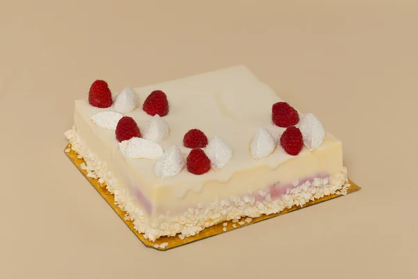 Gâteau framboise rouge — Photo